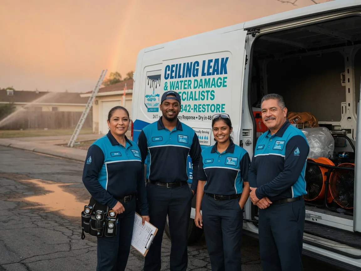 Ceiling Leak Cleanup company in North Fairfield, OH