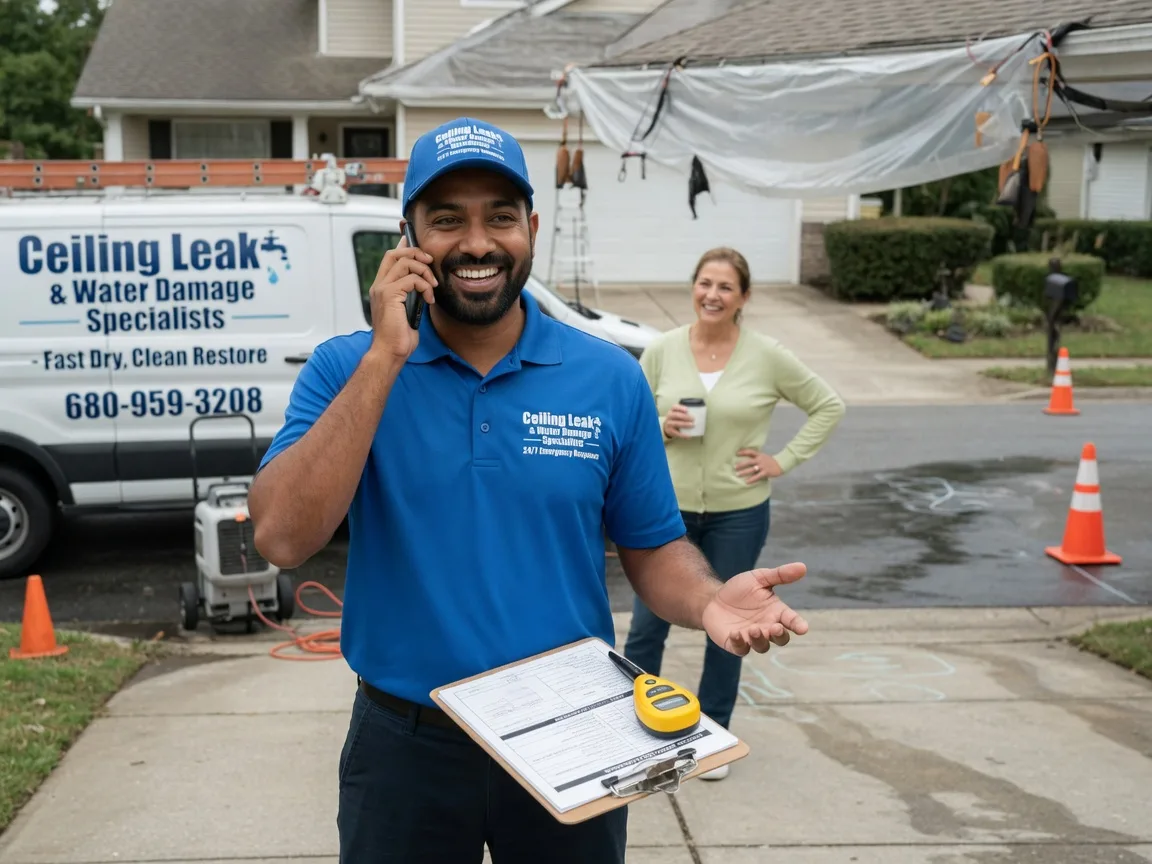 Ceiling Leak Cleanup North Fairfield, OH FAQs